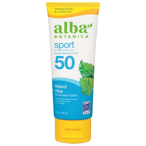 Солнцезащитный лосьон Broad Spectrum SPF 50, 3 унции Alba