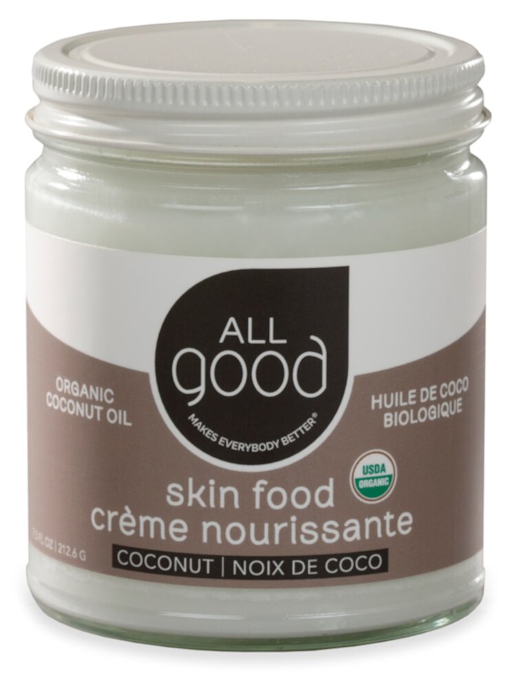 Органическое питание для кожи с кокосовым маслом — 7,5 жидких унций All Good