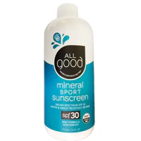 Флакон с дозатором солнцезащитного крема SPF 30 Sport Mineral, 16 унций All Good