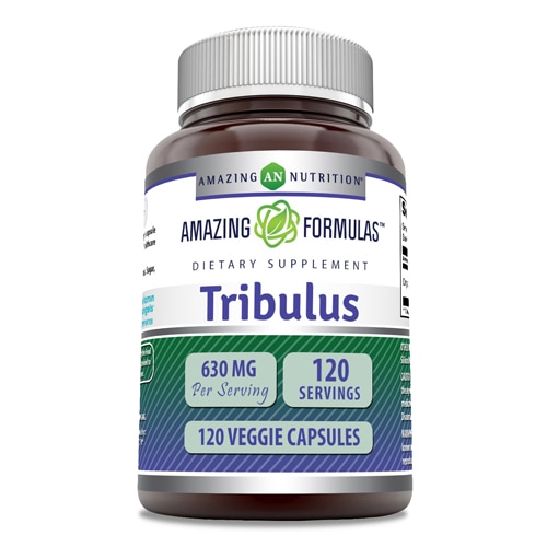 Tribulus - 630 мг - 120 растительных капсул - Amazing Nutrition Amazing Nutrition