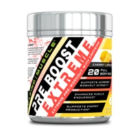 Pre Boost Extreme- Pre-Workout with Caffeine Cherry Lemonade -- 20 Servings (Порции) Amazing Muscle