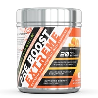 Pre Boost Extreme — предтренировочный комплекс с кофеином, апельсин, 20 порций Amazing Muscle