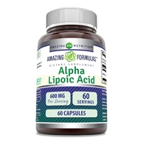 Альфа-липоевая кислота - 600 мг - 60 капсул - Amazing Nutrition Amazing Nutrition