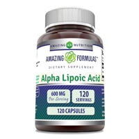 Amazing Formulas Advanced Lipoic Acid — 600 мг — 120 капсул Amazing Nutrition