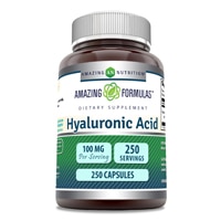 Amazing Formulas Hyaluronic Acid -- 100 mg - 250 Capsules (Капсулы) Amazing Nutrition