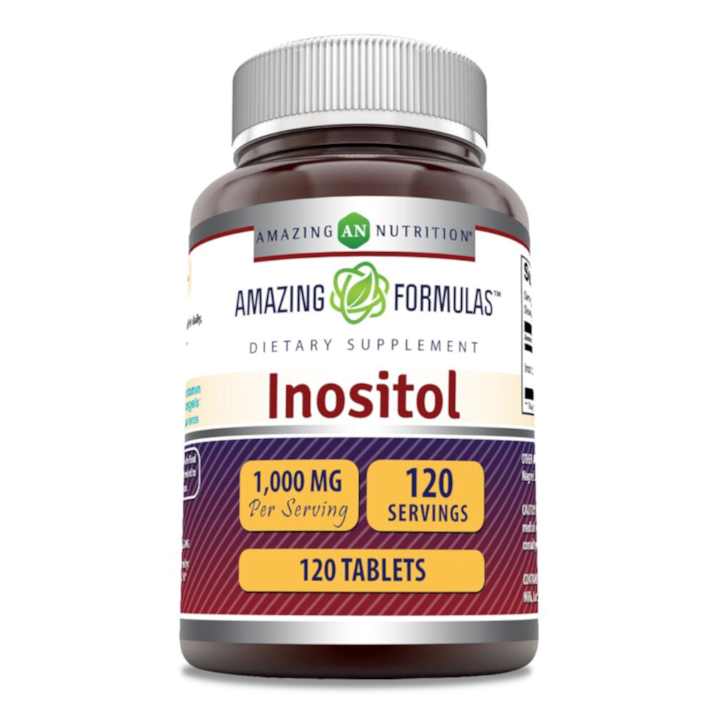 Иноситол - 1000 мг - 120 таблеток - Amazing Nutrition Amazing Nutrition