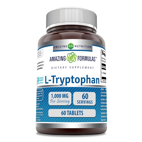 L-Триптофан - 1000 мг - 60 таблеток - Amazing Nutrition Amazing Nutrition