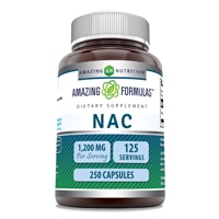 NAC - 1200 мг - 250 капсул - Amazing Nutrition Amazing Nutrition