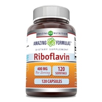 Amazing Formulas Riboflavin -- 400 mg - 120 Capsules Amazing Nutrition