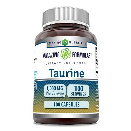 Amazing Formulas Таурин — 1000 мг — 100 капсул Amazing Nutrition