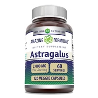 Астрагал - 2000 мг - 120 растительных капсул - Amazing Nutrition Amazing Nutrition