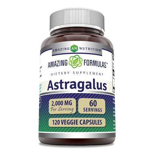 Астрагал - 2000 мг - 120 растительных капсул - Amazing Nutrition Amazing Nutrition