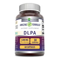 DLPA — 1000 мг — 60 капсул Amazing Nutrition