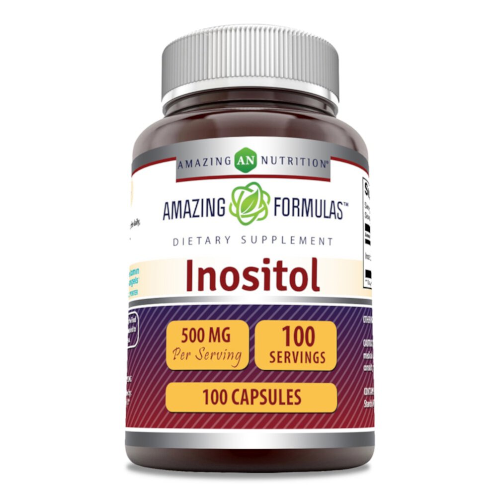 Инозитол — 500 мг — 100 капсул Amazing Nutrition