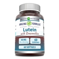 Лютеин с Зеаксантином - 40 мг - 60 капсул - Amazing Nutrition Amazing Nutrition