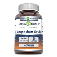 Magnisum Oxide -- 500 mg - 90 Capsules (Капсулы) Amazing Nutrition