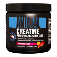 Creatine Performance Chews Fruit Punch -- 120 Chewable Tablets (Жевательные таблетки) Animal