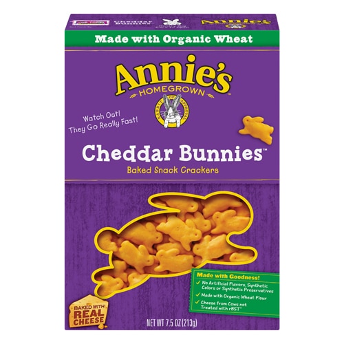 Homegrown Bunnies Cheddar -- 7.5 oz Annie's