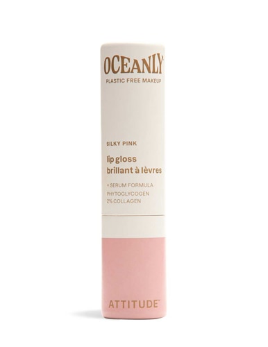 Oceanly Блеск для губ шелковисто-розовый — 0,12 унции ATTITUDE