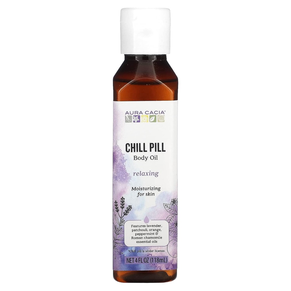 Масло для тела Chill Pill — 4 жидких унции Aura Cacia