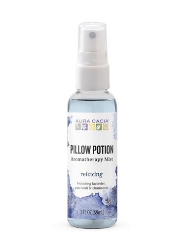 Ароматерапевтический спрей Pillow Potion — расслабляющий, 2 жидких унции Aura Cacia