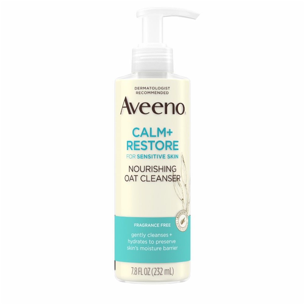 Питательное очищающее средство с овсом Calm + Restore — 7,8 жидких унций Aveeno