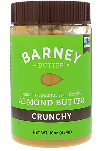 Non-GMO Almond Butter Crunchy -- 16 oz Barney Butter