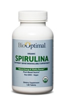 Органическая спирулина, 120 таблеток BioOptimal