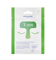 Маска для Т-зоны с активированным углем T-Zen, 0,34 жидких унции BioRepublic Skincare