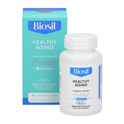 Коллаген для здорового старения с селеном - 60 капсул - BioSil BioSil
