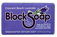 Бар Crescent Beach Lavender — 4,5 унции BlockSoap