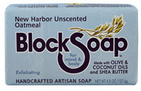 Овсянка без запаха Bar New Harbor — 4,5 унции BlockSoap