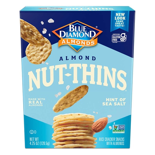 Almond Nut-Thins Hint of Sea Salt -- 4.25 oz Blue Diamond