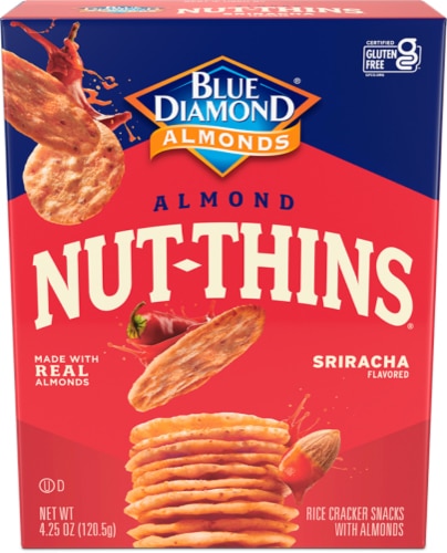 Almond Nut-Thins Sriracha -- 4.25 oz Blue Diamond