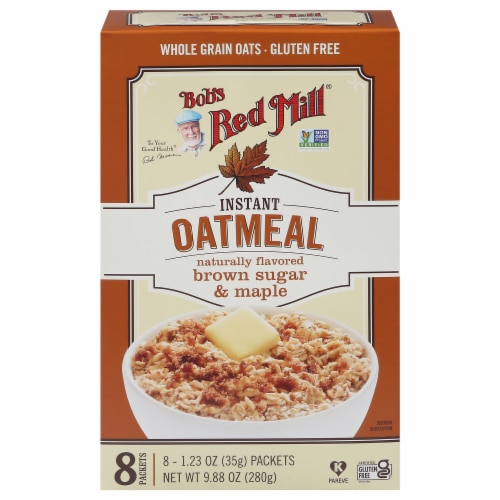 Gluten Free Oatmeal Packets Brown Sugar Maple -- 8 Packets Bob's Red Mill