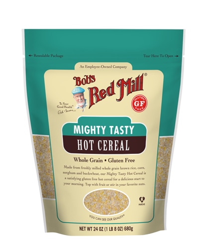 Цельнозерновые безглютеновые хлопья Mighty Tasty Hot, 24 унции Bob's Red Mill