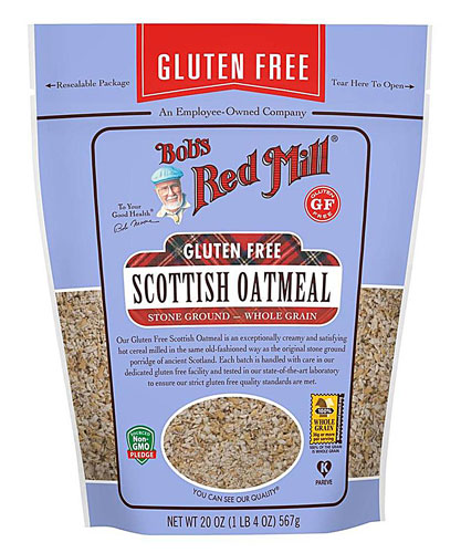 Gluten Free Whole Grain Scottish Oatmeal -- 20 oz Bob's Red Mill