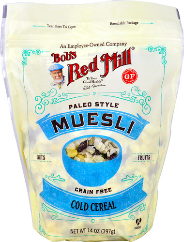 Grain Free Paleo Muesli Nuts Fruits -- 14 oz Bob's Red Mill