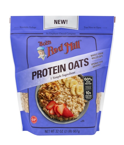 High Protein Gluten Free Rolled Oats -- 32 oz Bob's Red Mill