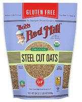 Organic Gluten Free Steel Cut Oats -- 24 oz Bob's Red Mill
