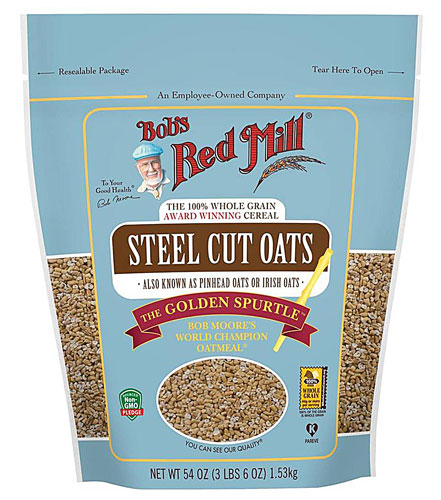 Whole Grain Steel Cut Oats -- 54 oz Bob's Red Mill