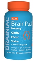 BrainPack Daily Adult - 90 жевательных мармеладок - Brainiac Brainiac