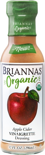 Organic Apple Cider Vinaigrette Dressing -- 10 fl oz Briannas