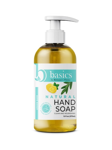 Натуральное жидкое мыло для рук Basics — лимонный шалфей, 12 жидких унций Brittanie's Thyme