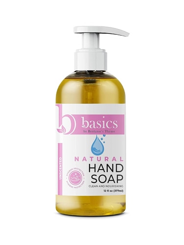 Натуральное жидкое мыло для рук Basics — без запаха, 12 жидких унций Brittanie's Thyme