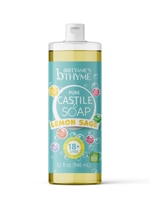 Жидкое мыло Pure Castile — лимонный шалфей, 32 жидких унции Brittanie's Thyme