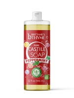 Жидкое мыло Pure Castile — перечная мята, 32 жидких унции Brittanie's Thyme