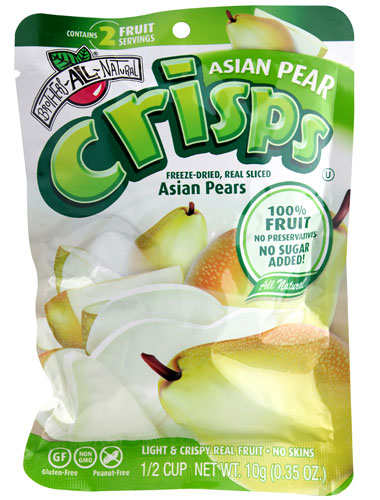 Non-GMO Fruit Crisps Asian Pear -- 0.35 oz (Унции) Brother's All Natural