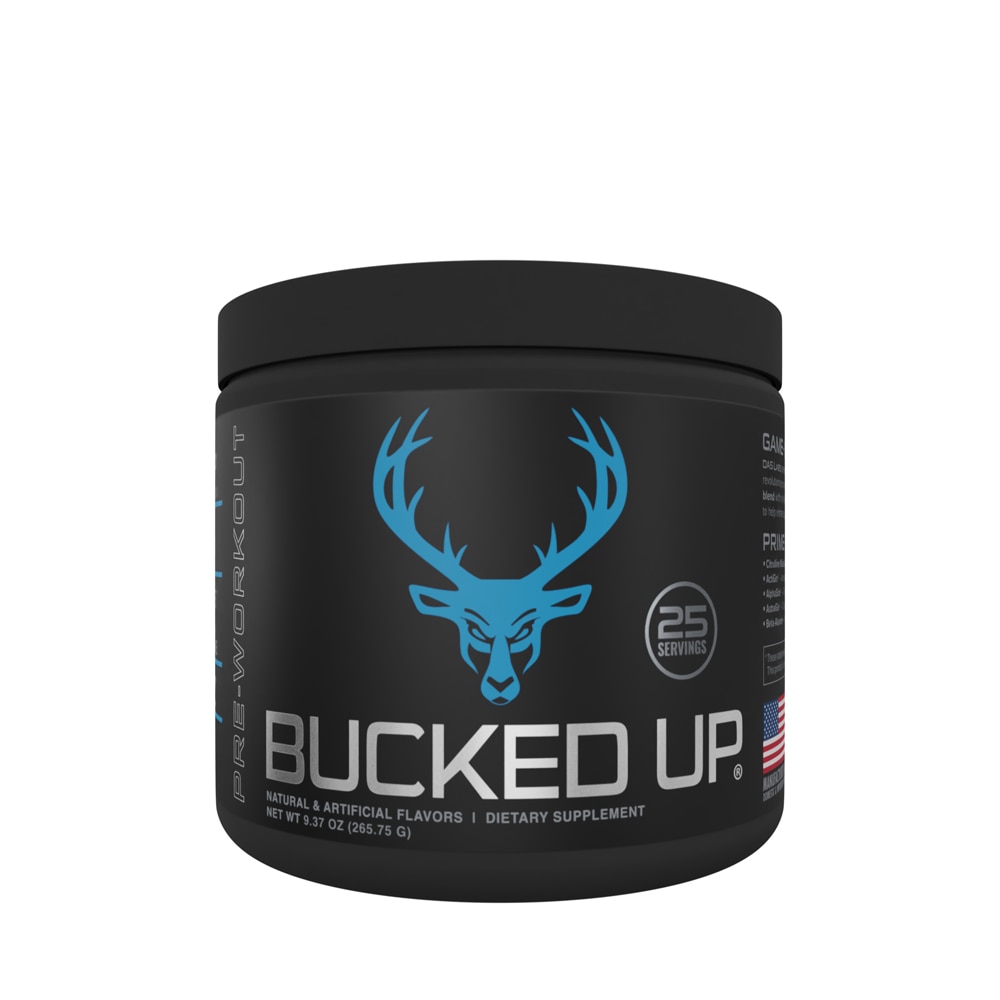 Pre-Workout Blue Raz -- 9.37 oz (Унции) Bucked Up