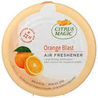 Твердый освежитель воздуха, поглощающий запахи Orange Blast, 8 унций Citrus Magic